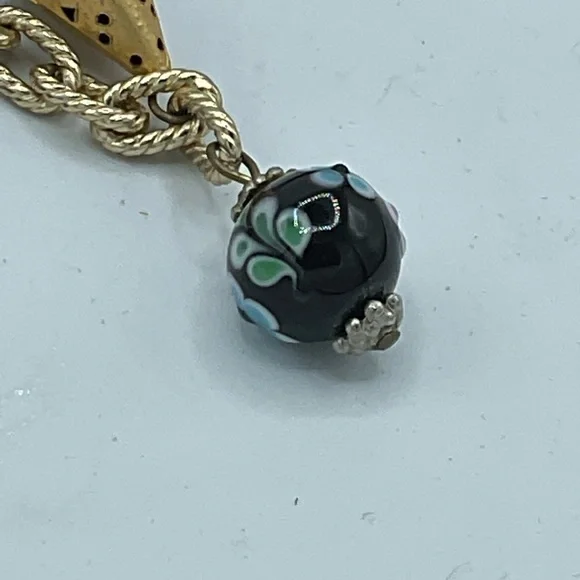 “VINTAGE ROPE DROP GLASS BEAD NECKLACE”. Unique Piece of Costume Jewellery. - Picture 11 of 16